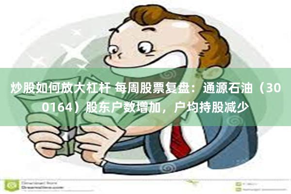 炒股如何放大杠杆 每周股票复盘：通源石油（300164）股东户数增加，户均持股减少