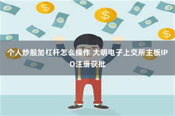 个人炒股加杠杆怎么操作 大明电子上交所主板IPO注册获批