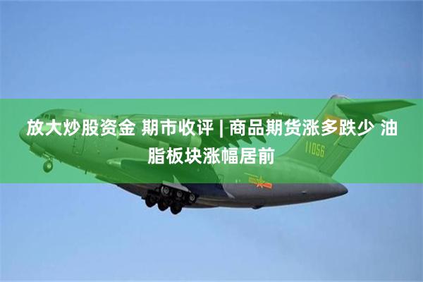 放大炒股资金 期市收评 | 商品期货涨多跌少 油脂板块涨幅居前