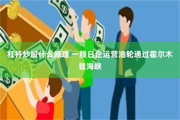 杠杆炒股什么原理 一艘日企运营油轮通过霍尔木兹海峡