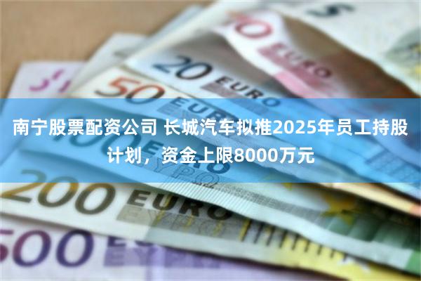 南宁股票配资公司 长城汽车拟推2025年员工持股计划，资金上限8000万元