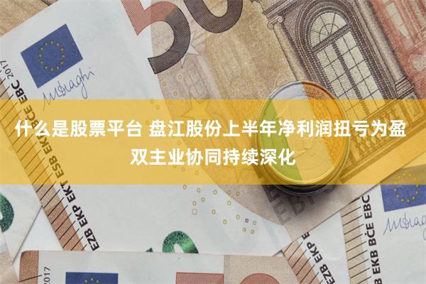 什么是股票平台 盘江股份上半年净利润扭亏为盈 双主业协同持续深化