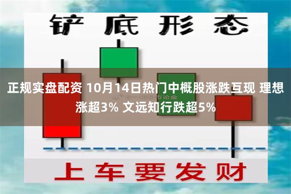 正规实盘配资 10月14日热门中概股涨跌互现 理想涨超3% 文远知行跌超5%